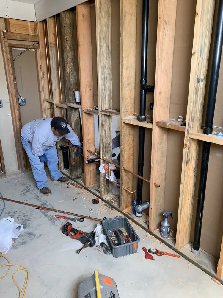 Commercial rough-in plumbing for Gas Line Repair in Enchanted Lake Estates